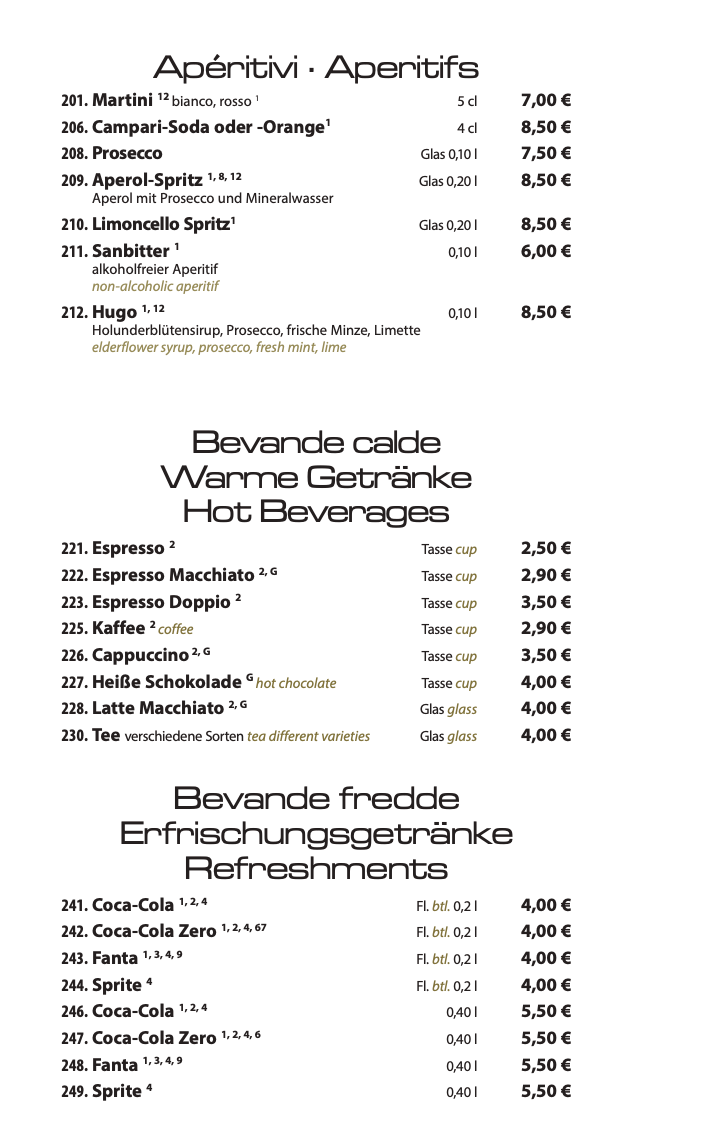 Speisekarte photo 3