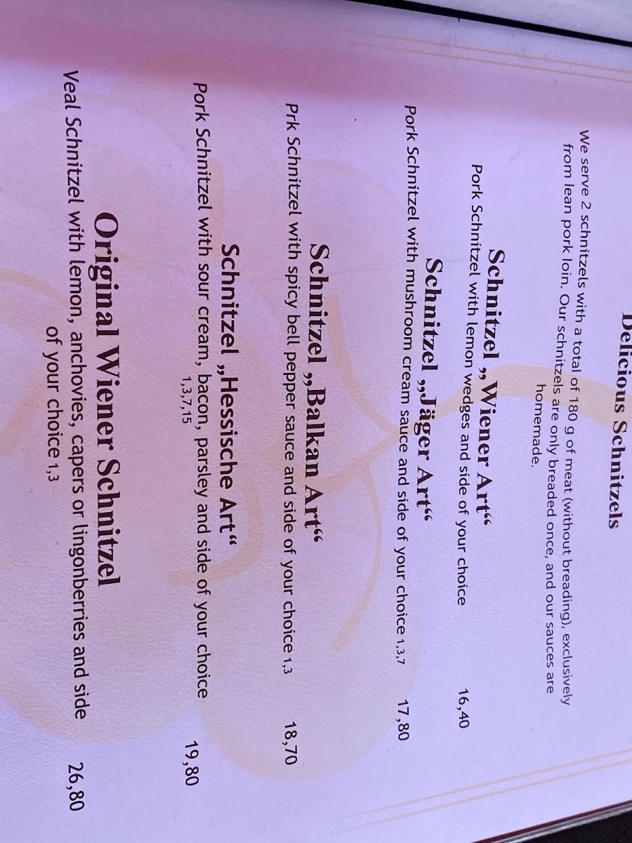 Speisekarte photo 8