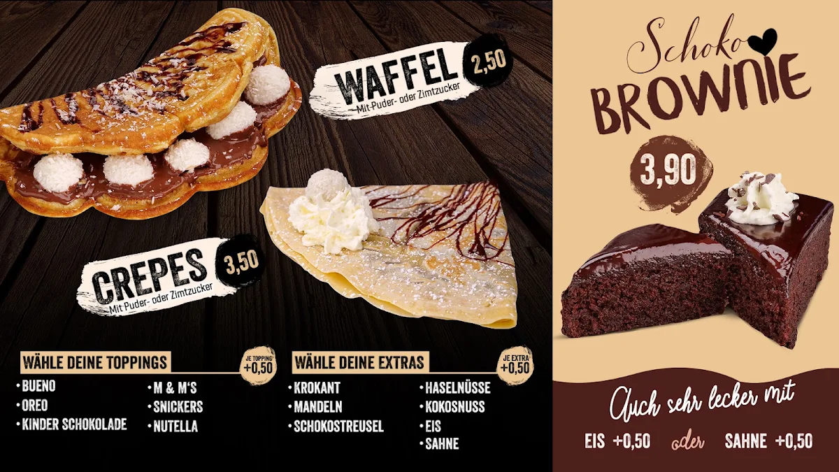 Speisekarte, Burger Brothers GmbH
