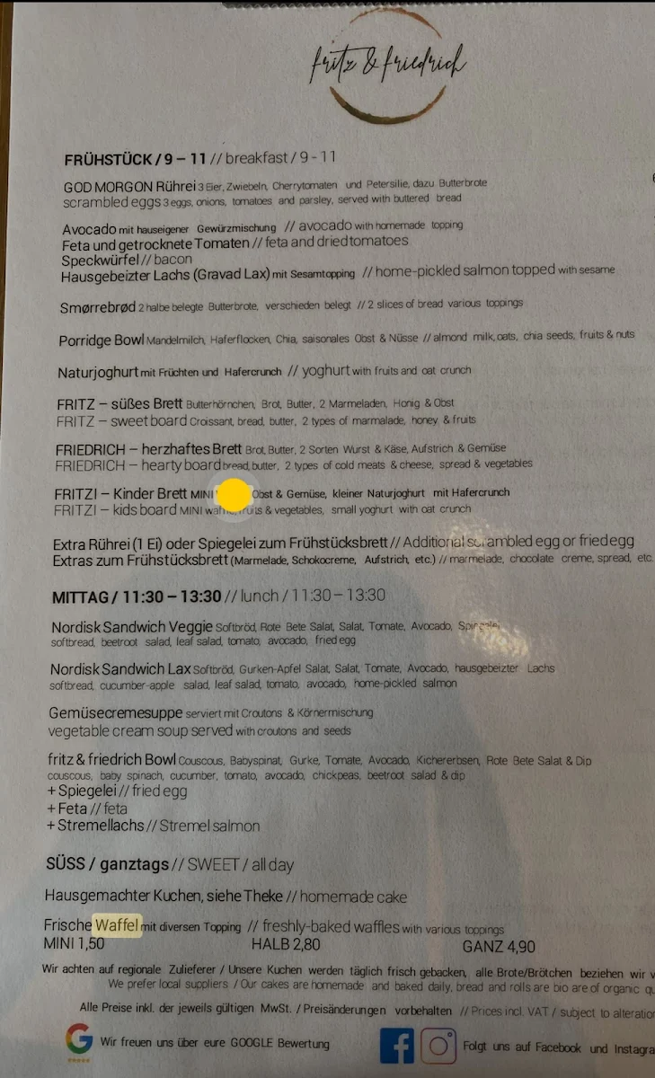 Speisekarte photo 3