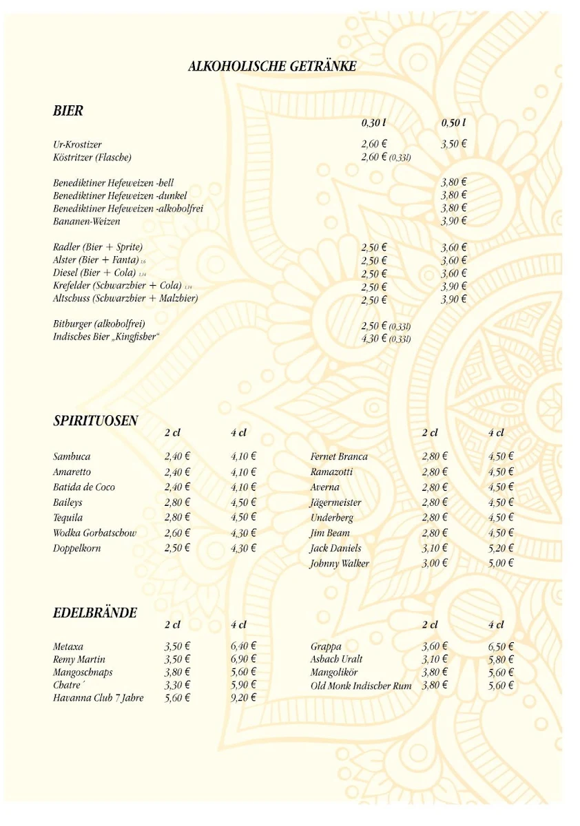 Speisekarte photo 5