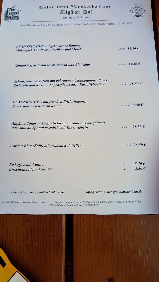 Speisekarte photo 10
