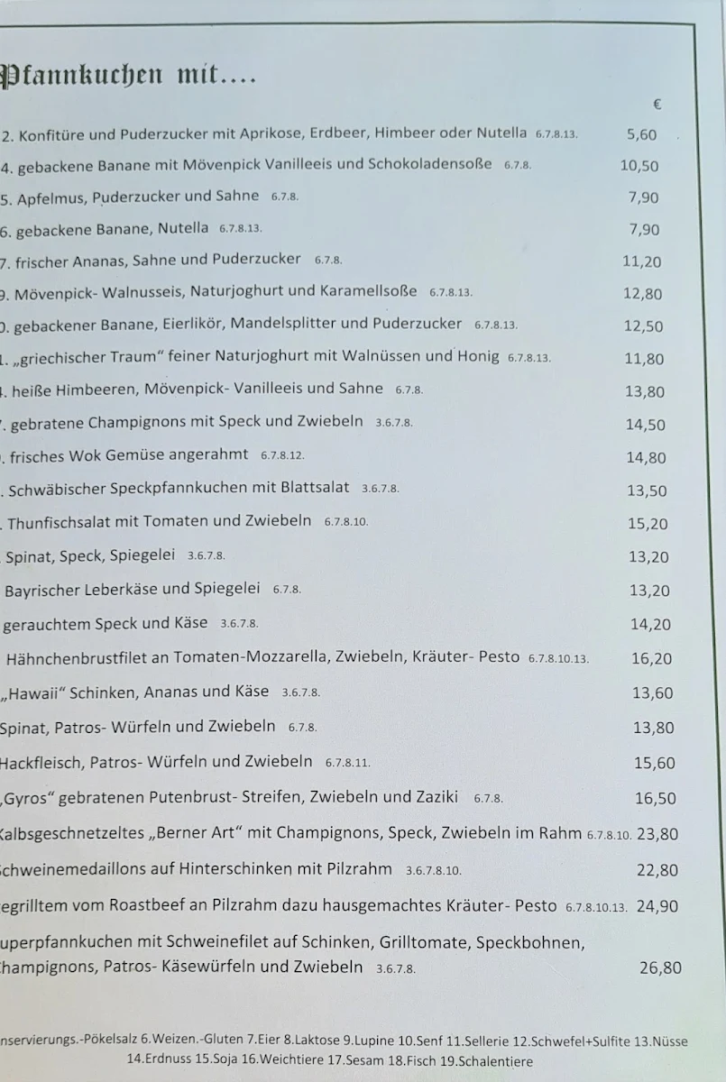 Speisekarte photo 8