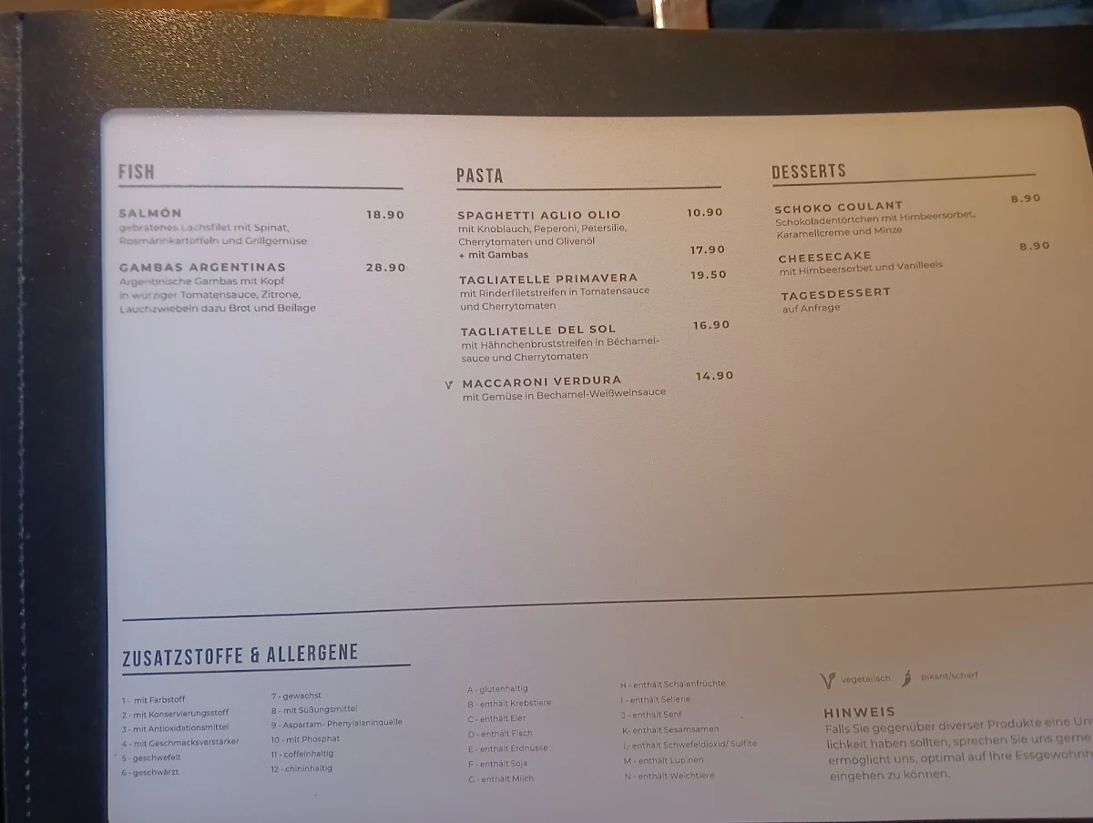 Speisekarte photo 4
