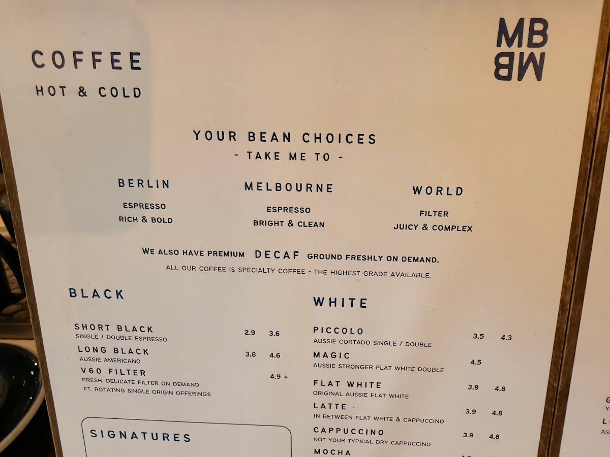 Speisekarte, Café Magic Bitte SPECIALTY COFFEE