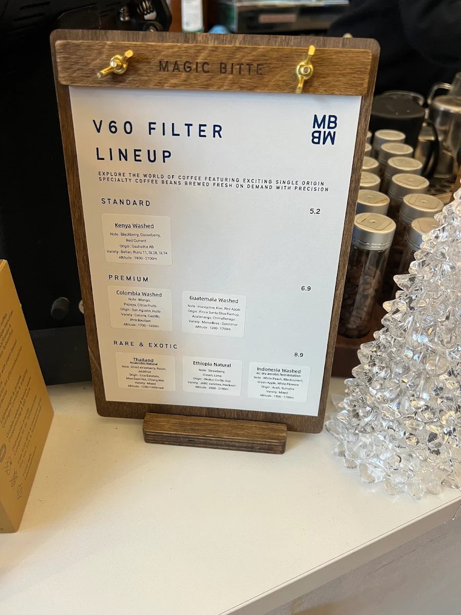 Speisekarte, Café Magic Bitte SPECIALTY COFFEE