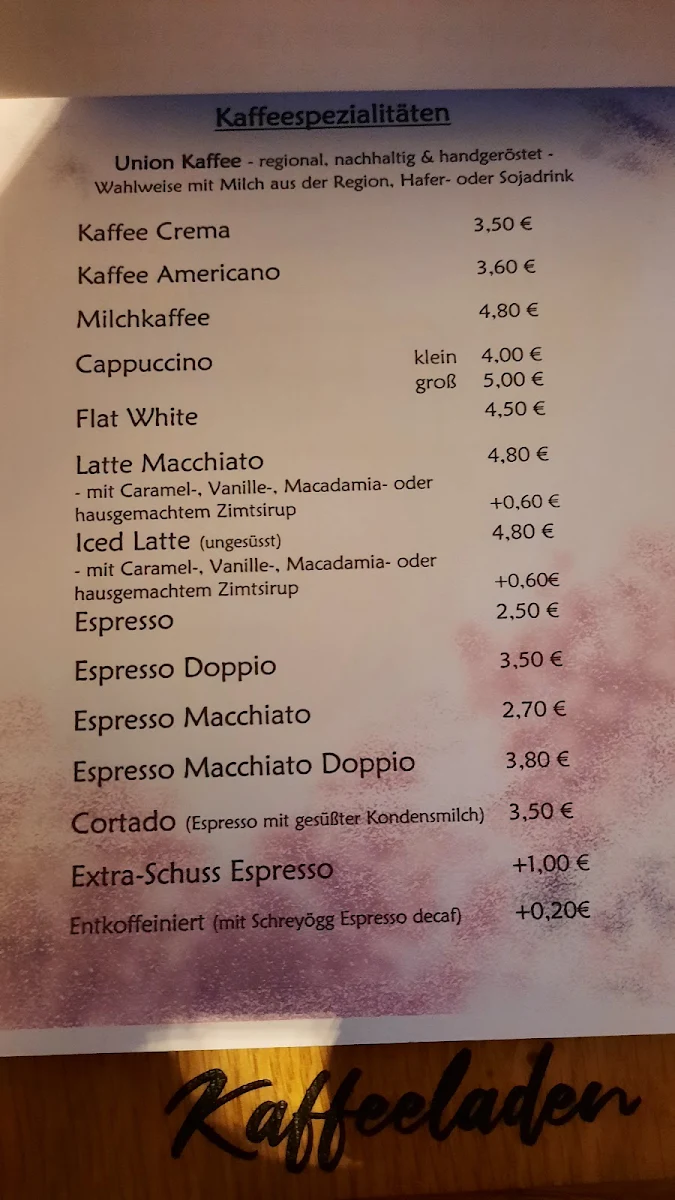 Speisekarte photo 1