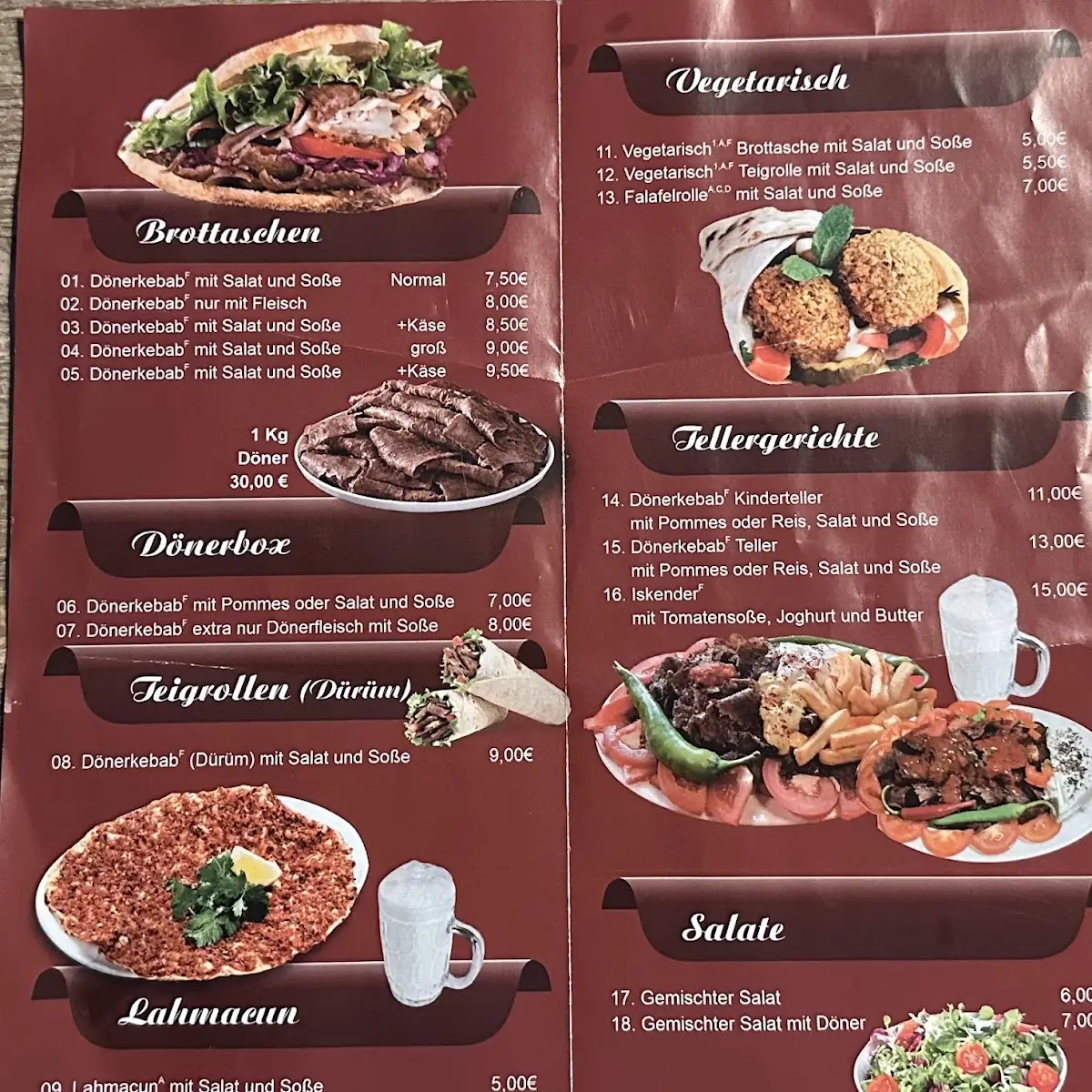 Speisekarte photo 1