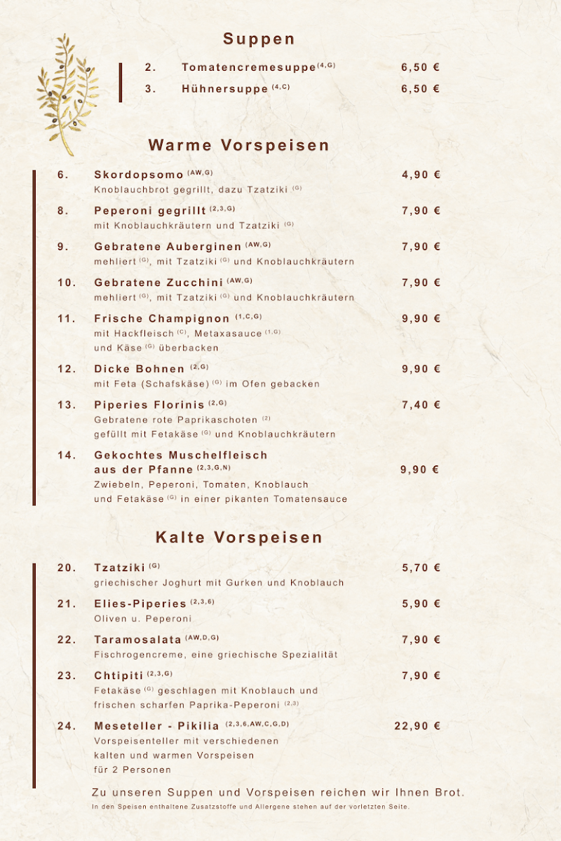 Speisekarte photo 5