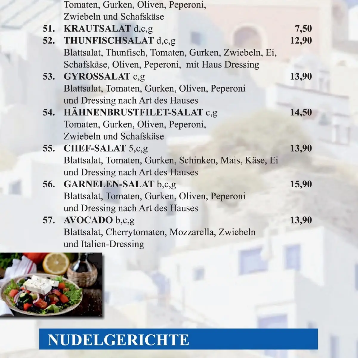 Speisekarte photo 1
