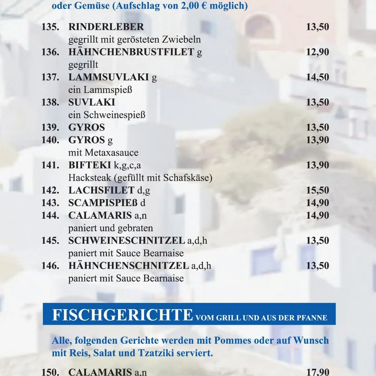 Speisekarte photo 2