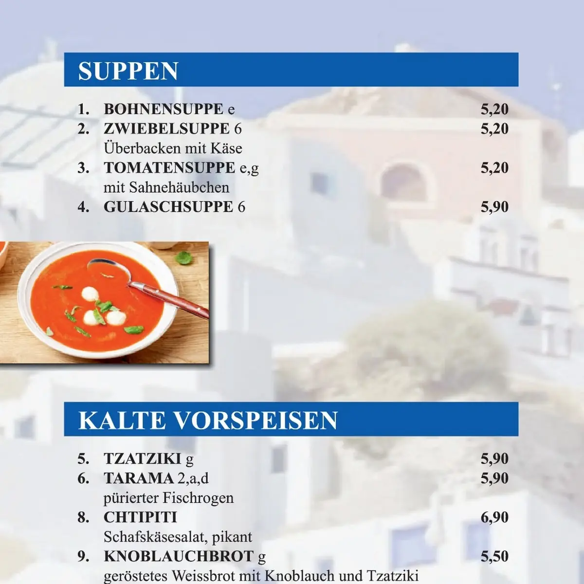 Speisekarte photo 3