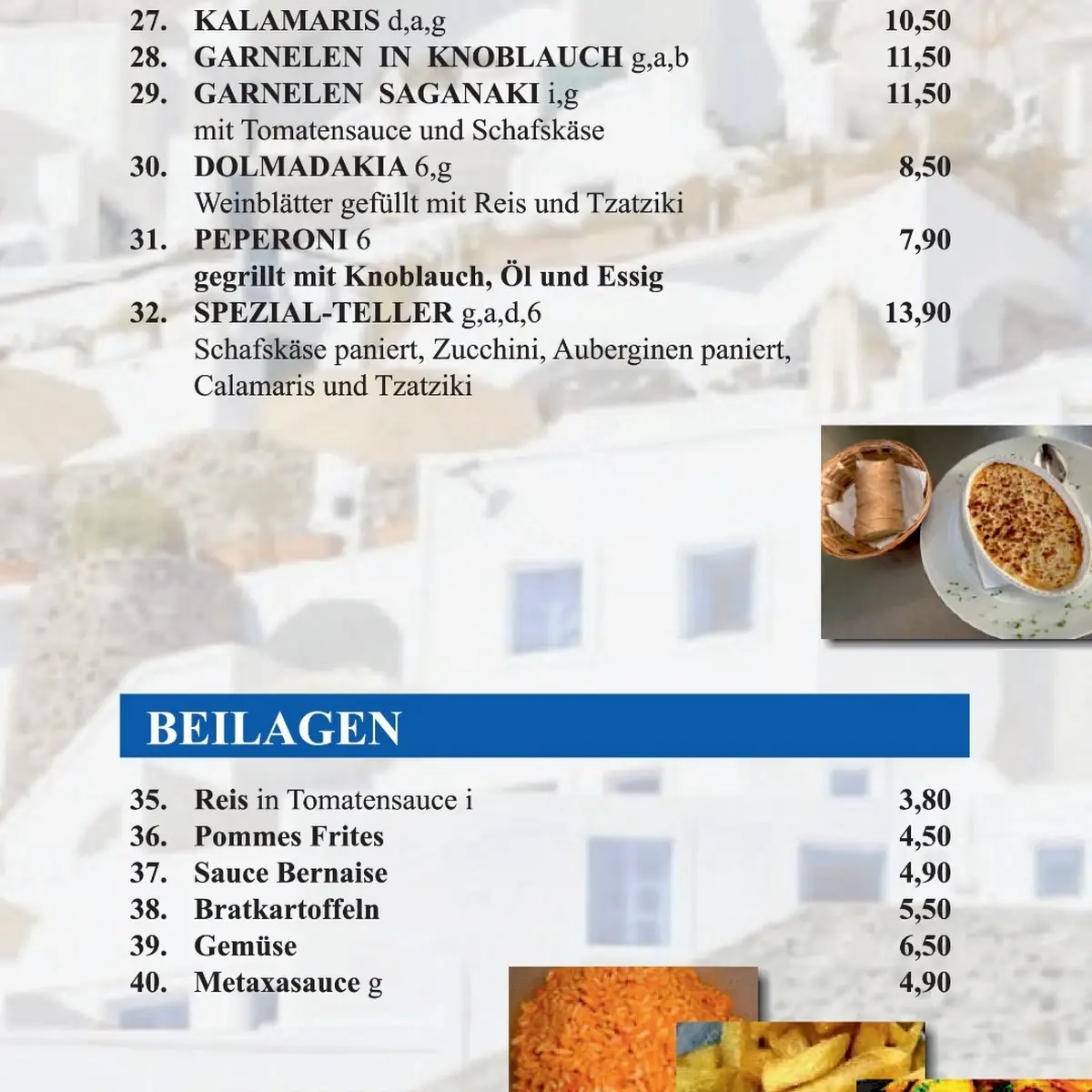Speisekarte photo 5