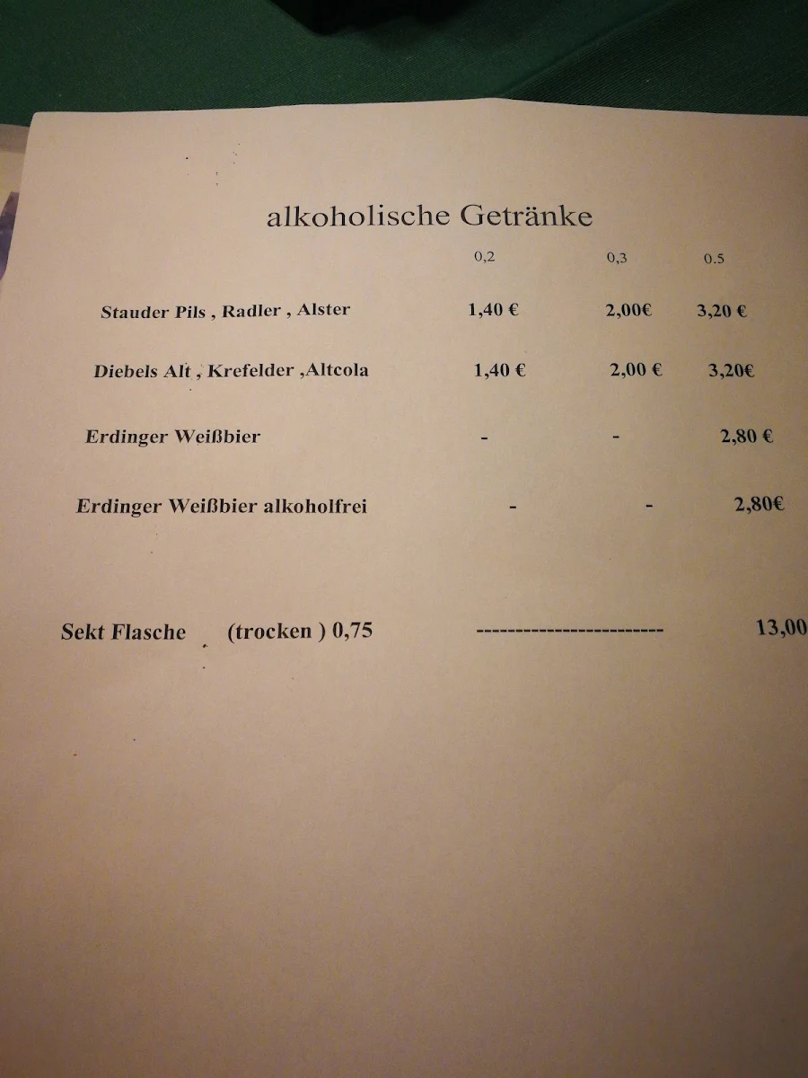 Speisekarte photo 1