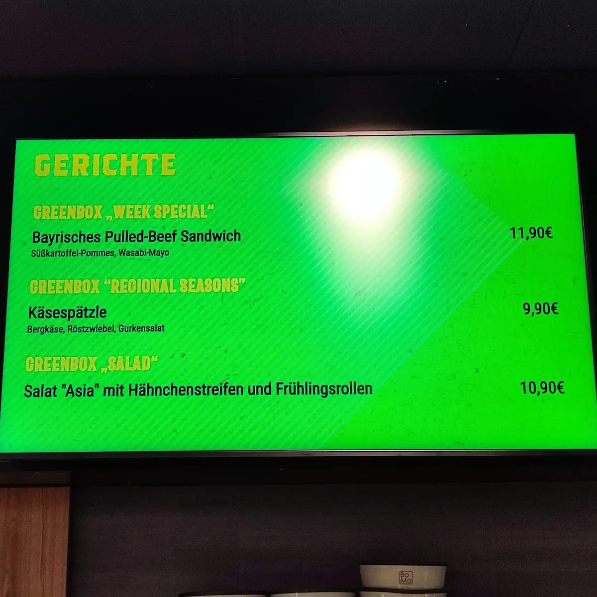 Speisekarte, Greenbox KG - Greenbox Food im Kaufland