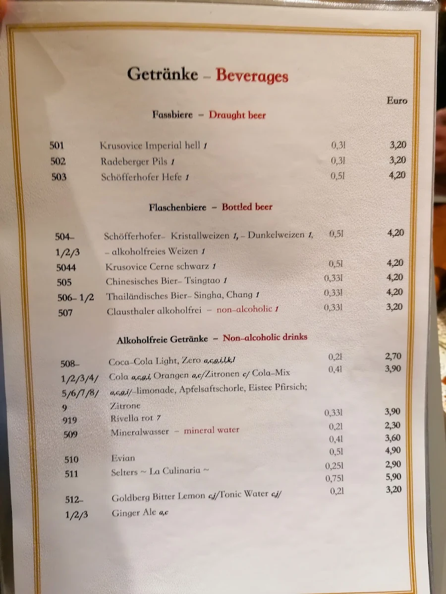 Speisekarte photo 8
