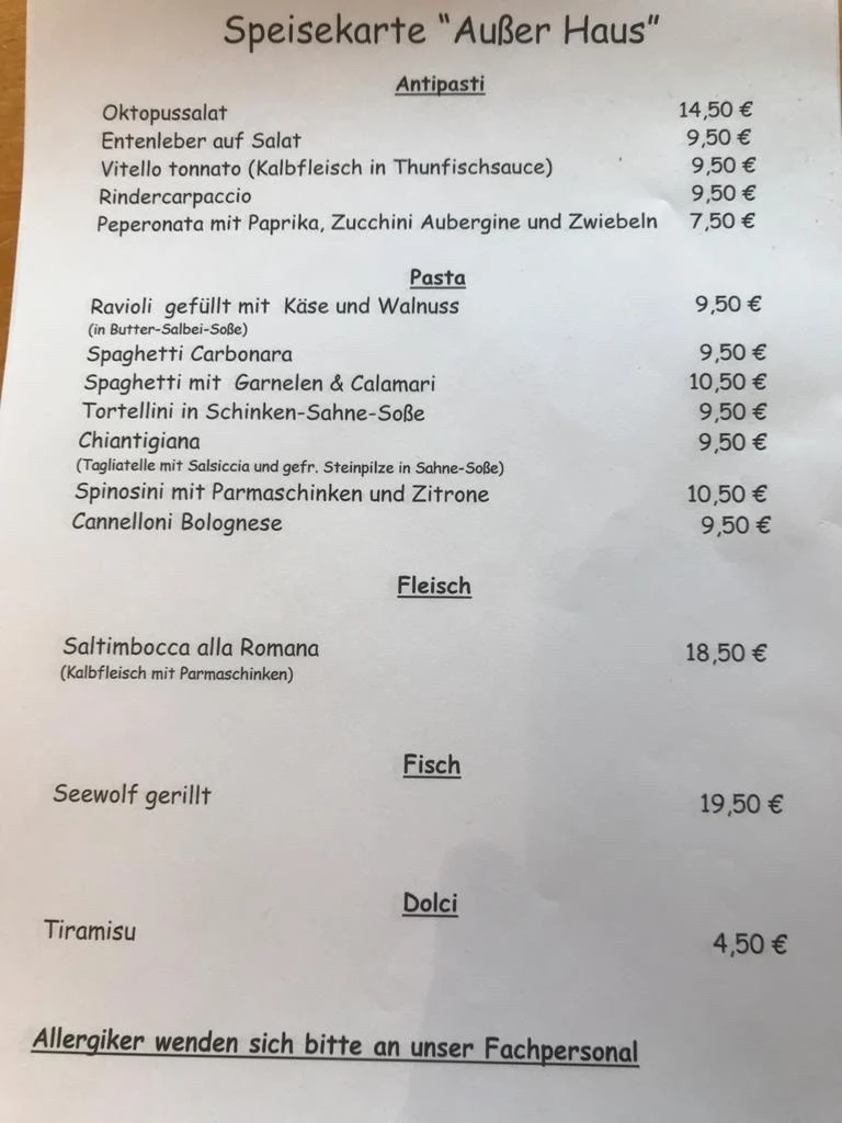 Speisekarte photo 2
