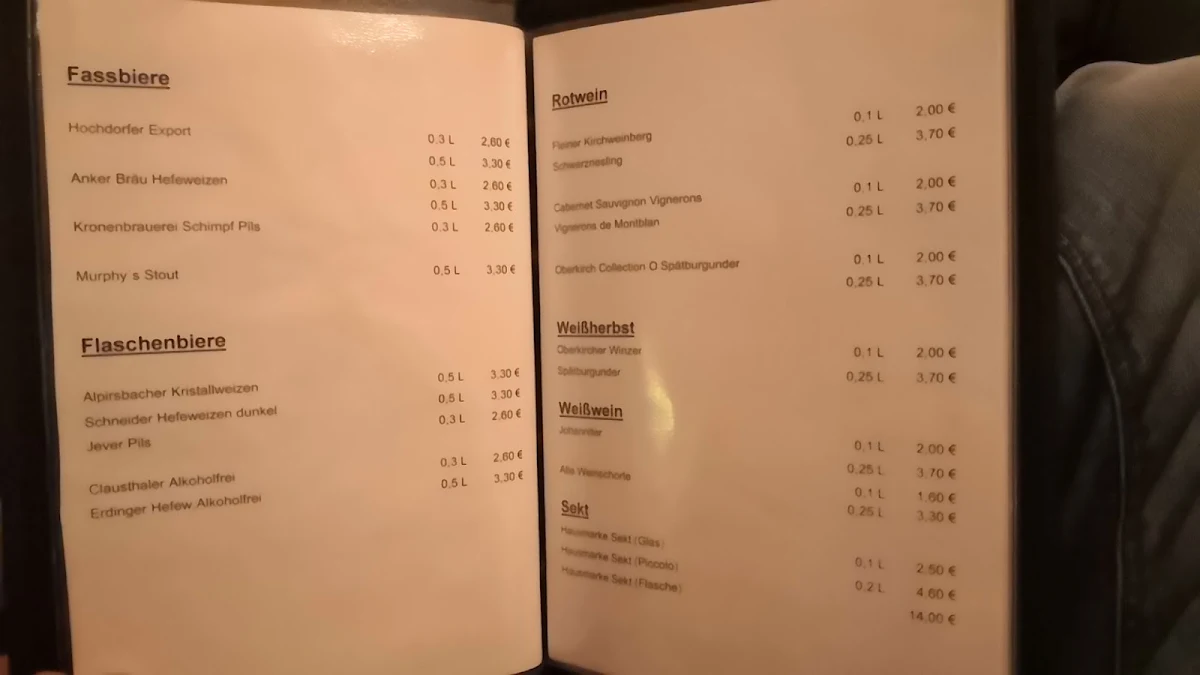 Speisekarte photo 2