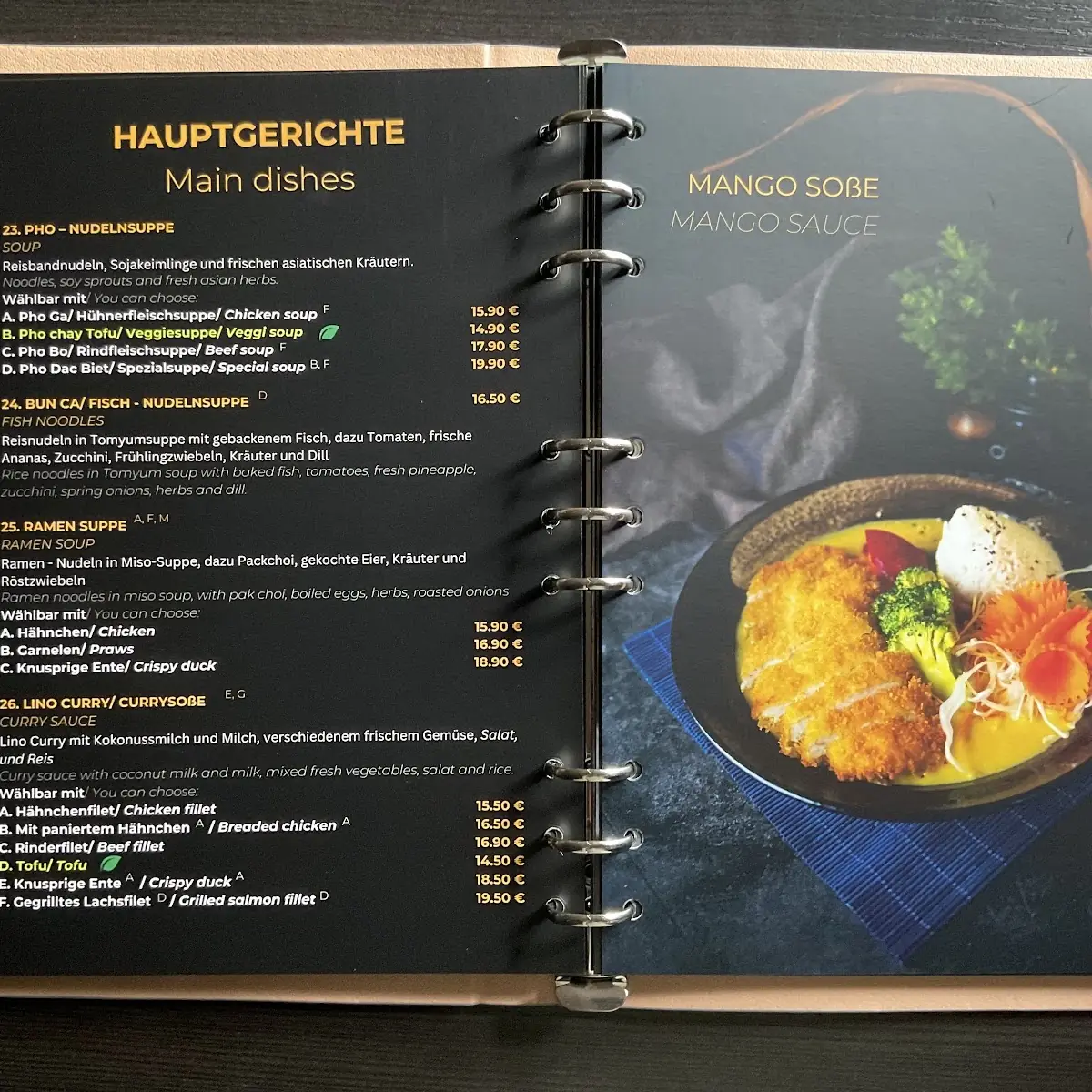 Speisekarte, LINO Restaurant Göppingen | 10% Rabatt | Mittag ab 5 € | Vegan & Glutenfrei