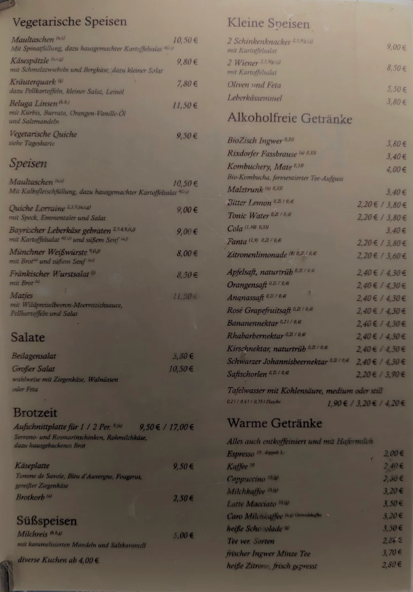 Speisekarte photo 3