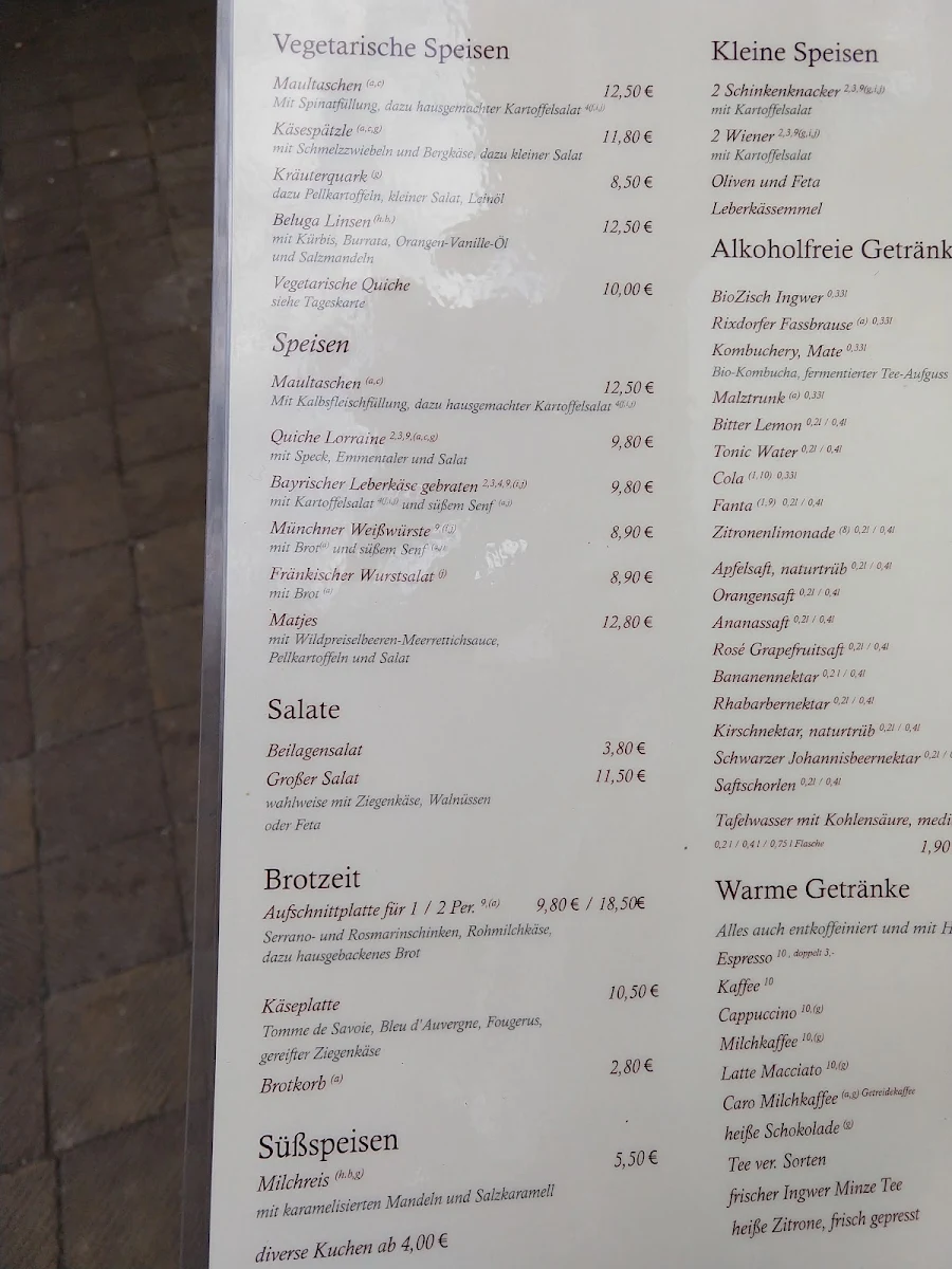 Speisekarte photo 4