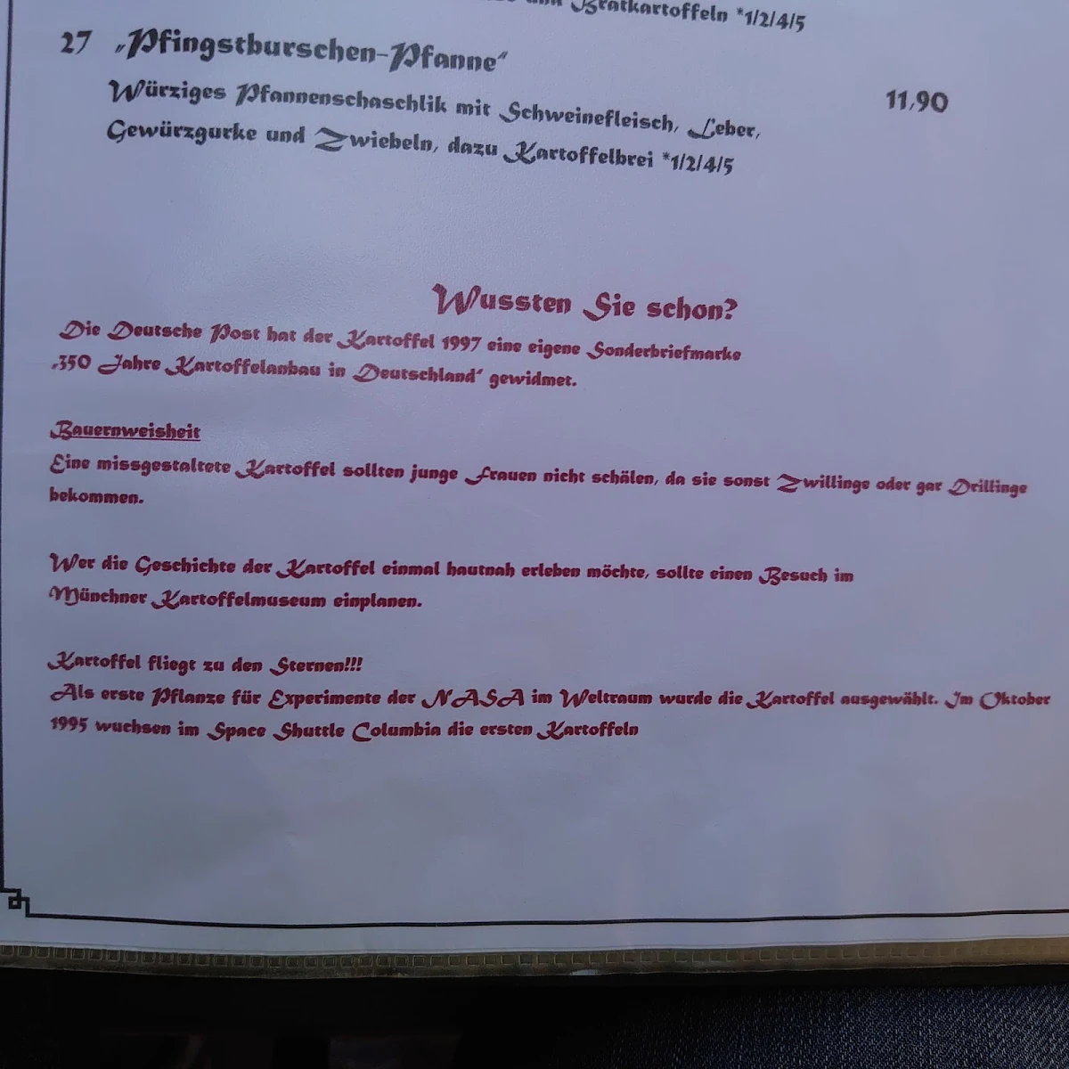 Speisekarte photo 10