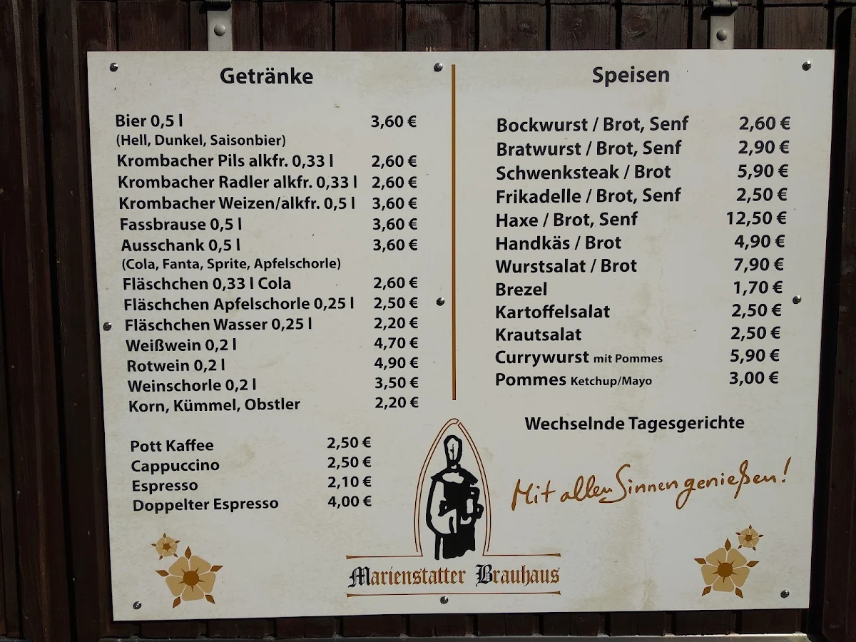 Speisekarte photo 1