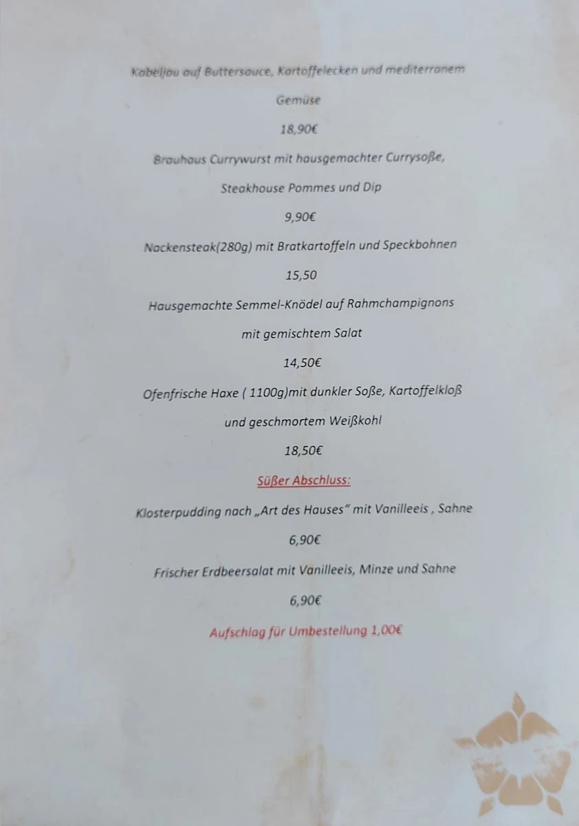 Speisekarte photo 4