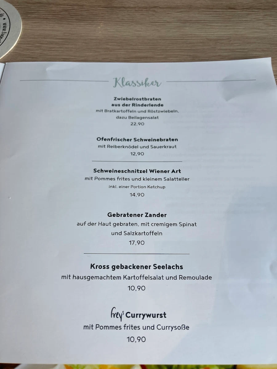 Speisekarte photo 1