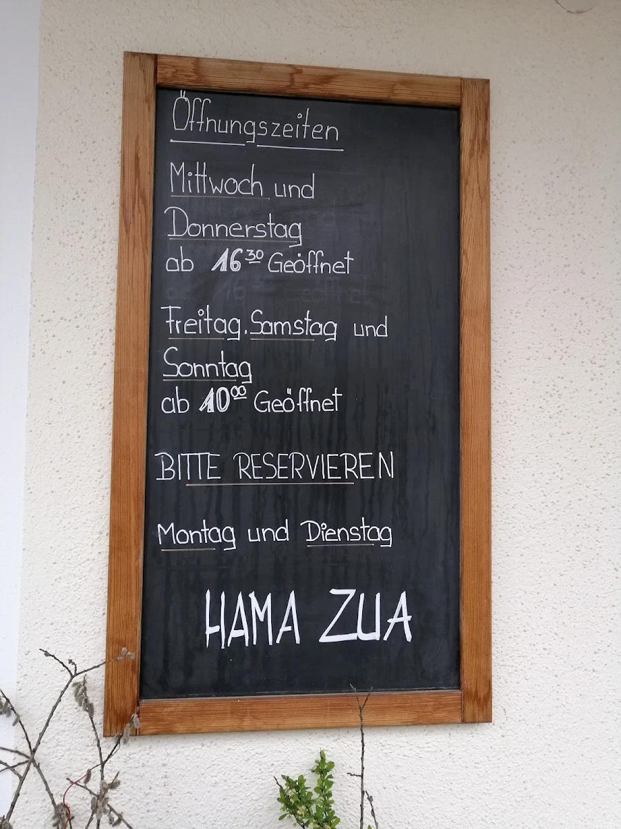 Speisekarte, Hammerwirt Fischbachau