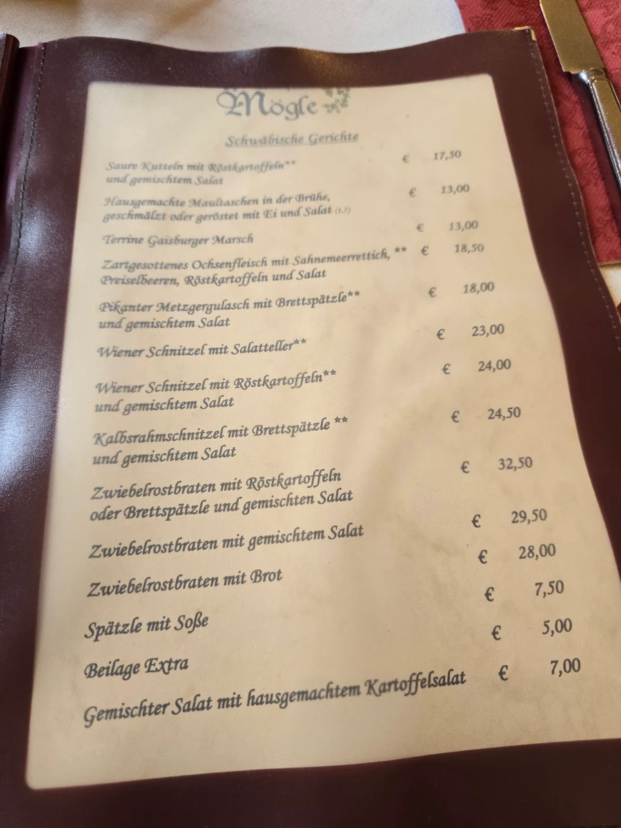 Speisekarte photo 1