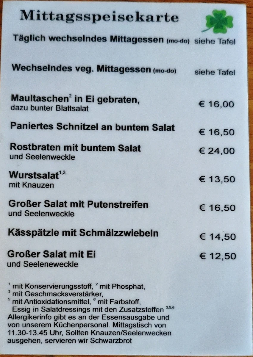 Speisekarte photo 4