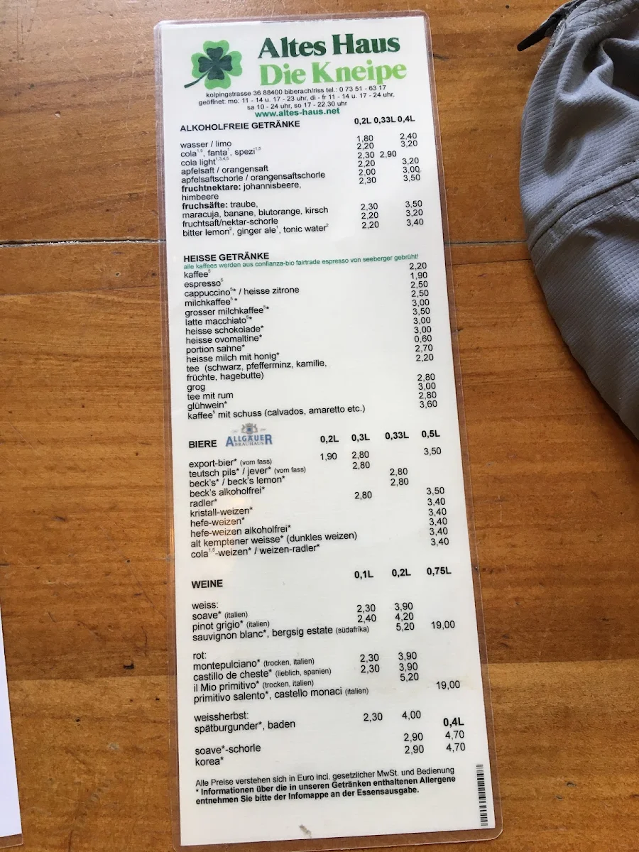 Speisekarte photo 8