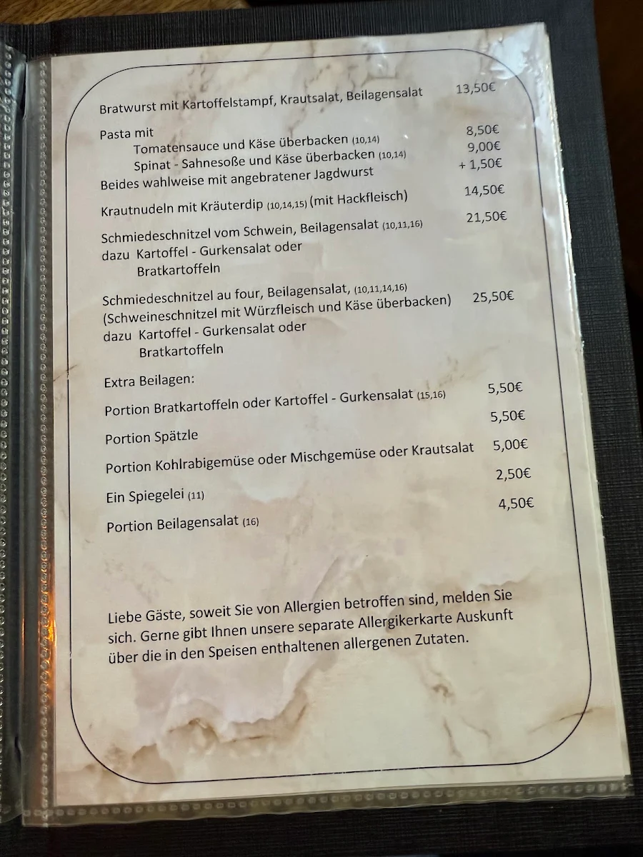 Speisekarte photo 1