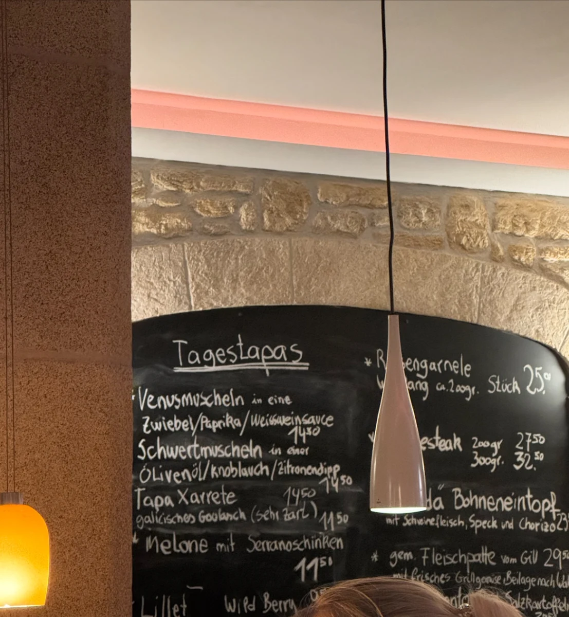 Speisekarte, Restaurante Picasso