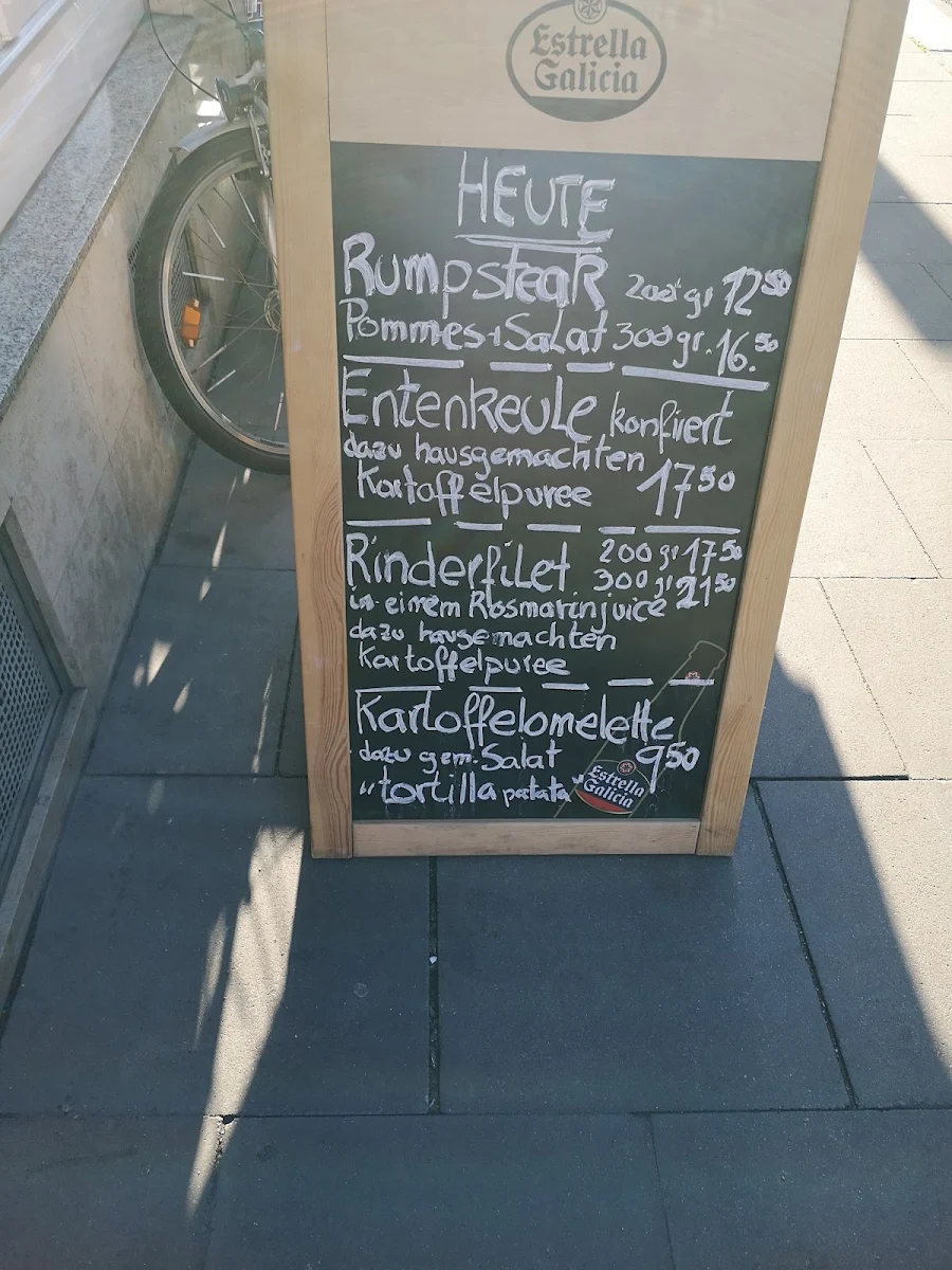 Speisekarte, Restaurante Picasso