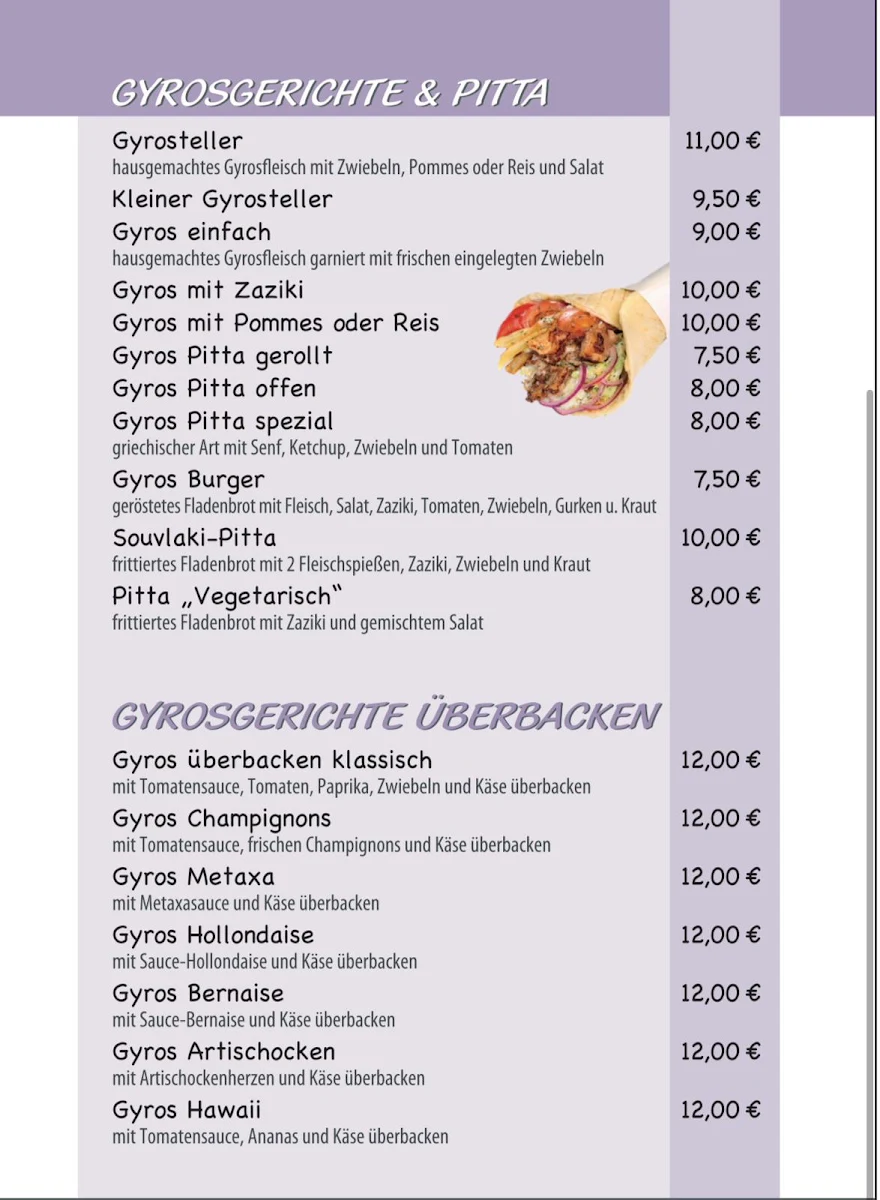 Speisekarte photo 2