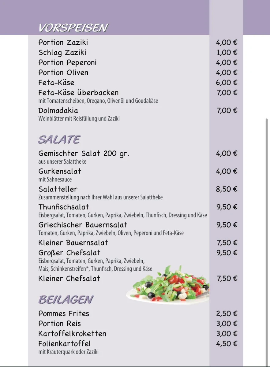 Speisekarte photo 5