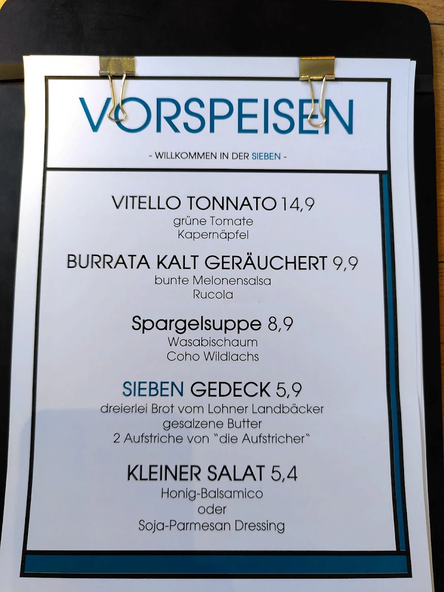 Speisekarte photo 3