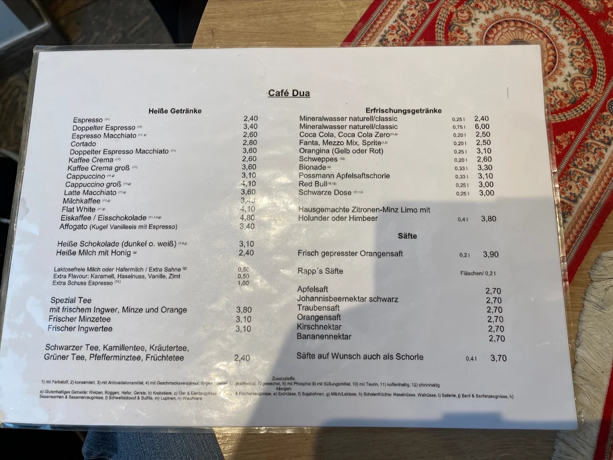Speisekarte photo 1