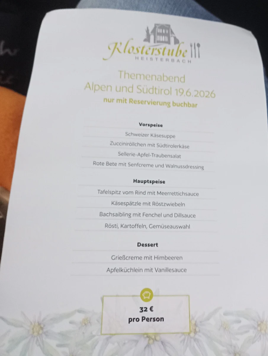Speisekarte photo 1