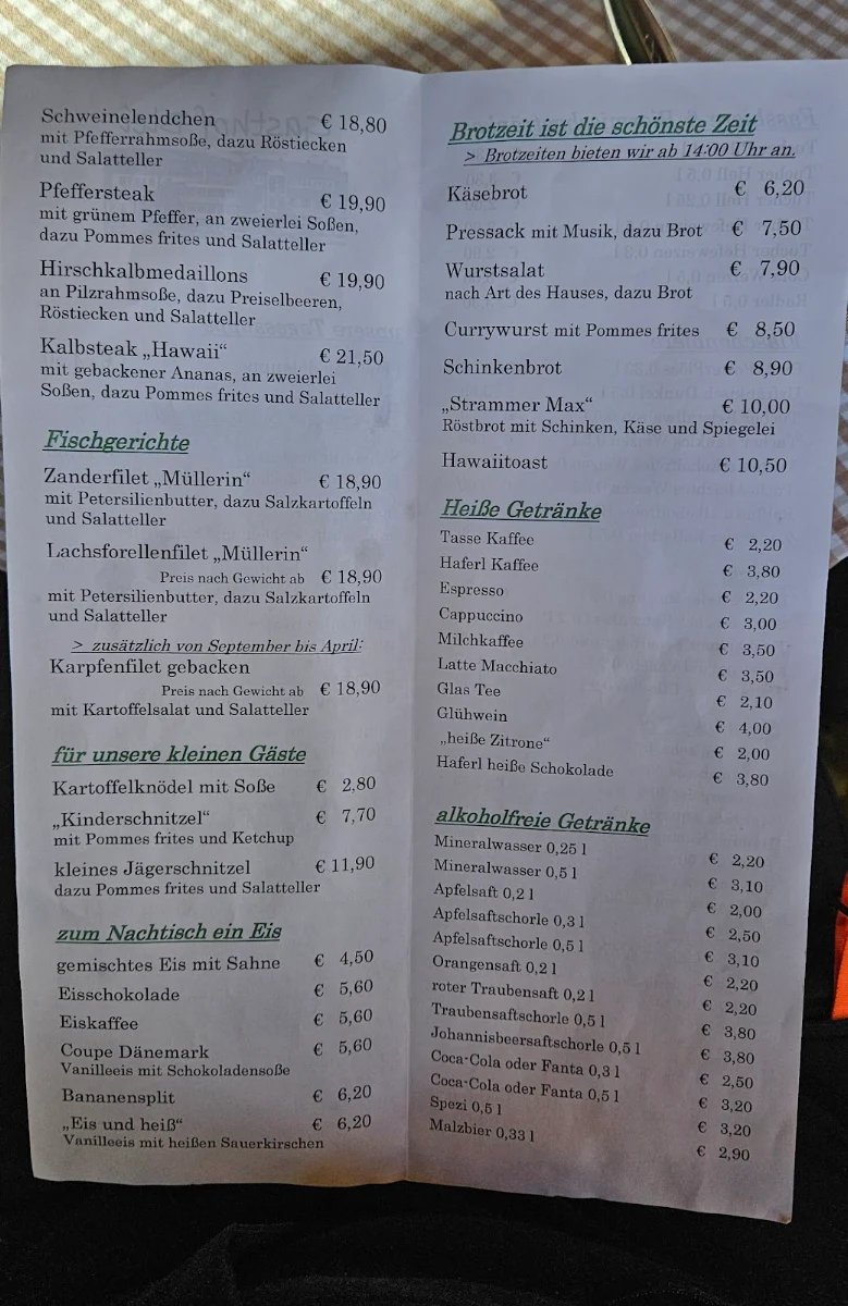 Speisekarte photo 1