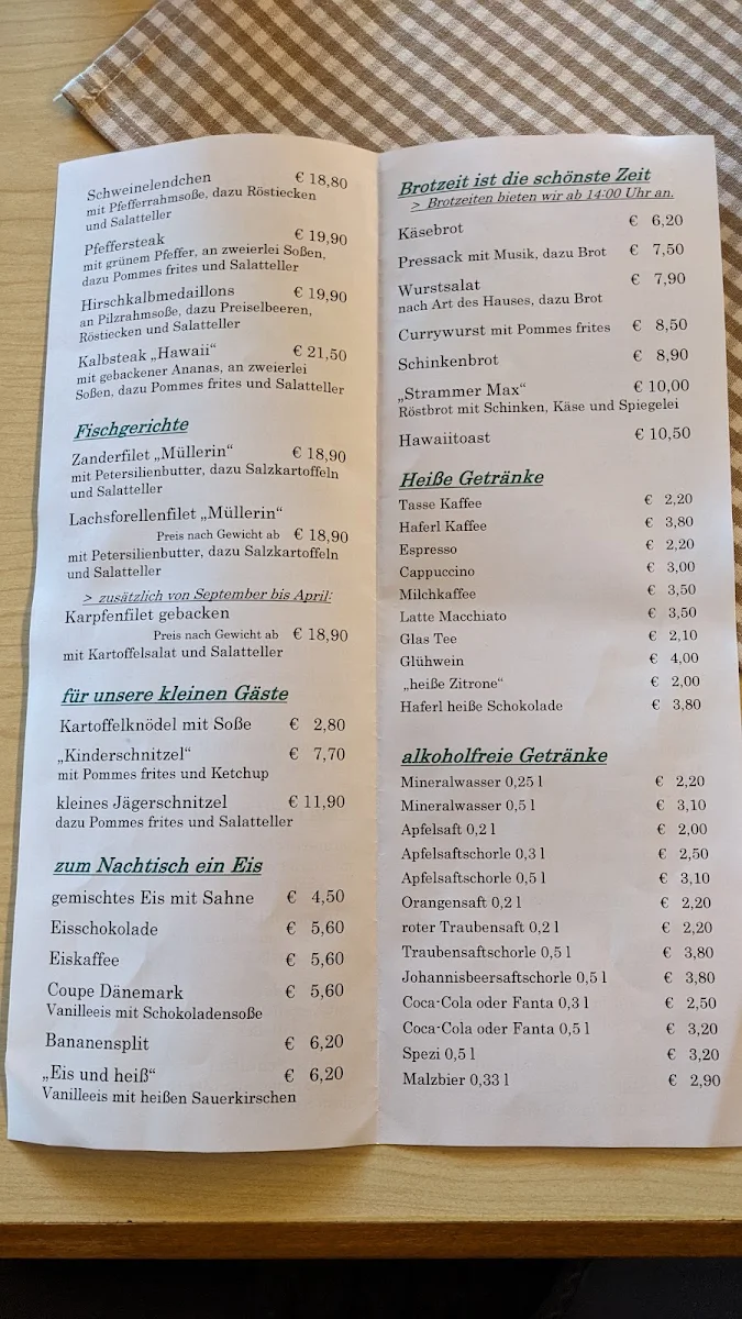Speisekarte photo 3