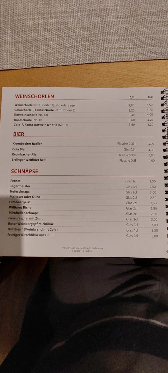 Speisekarte photo 6