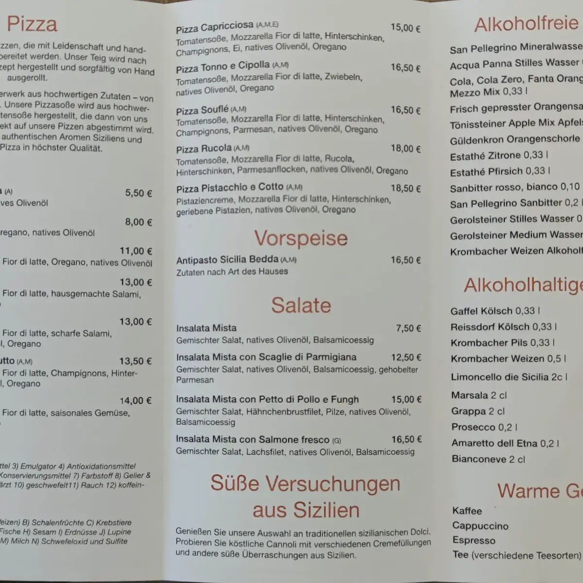Speisekarte photo 2