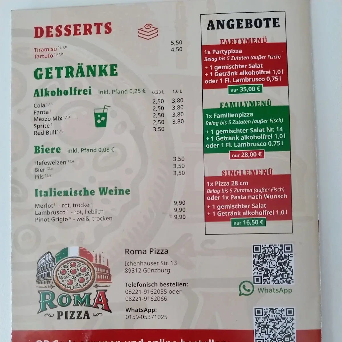 Speisekarte photo 1