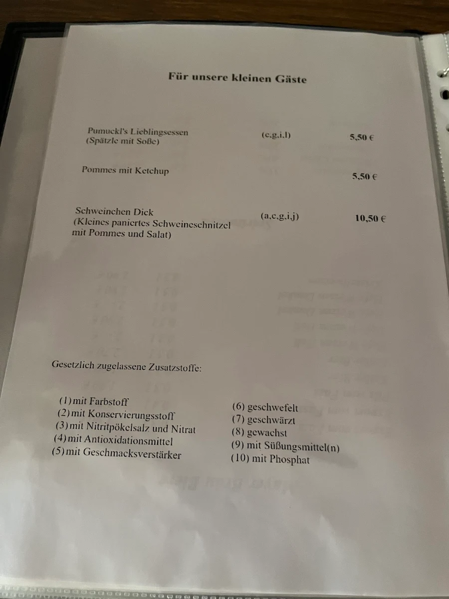 Speisekarte photo 1