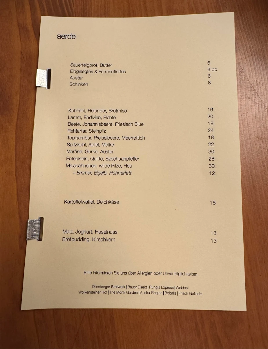 Speisekarte photo 1