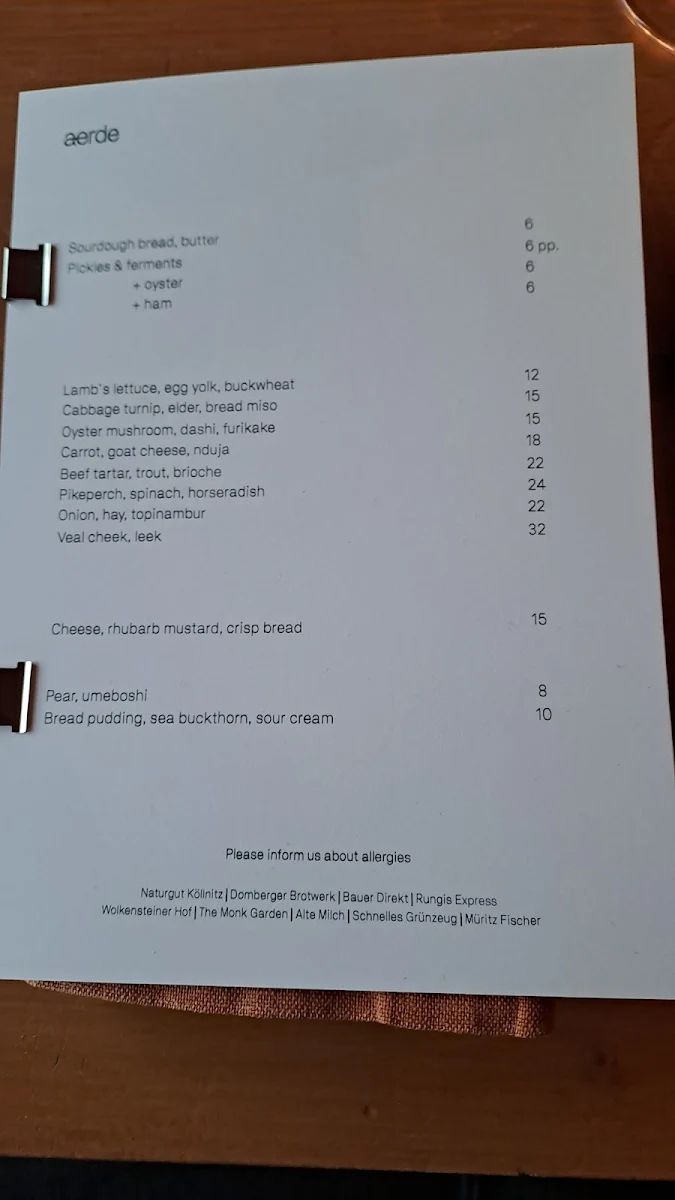 Speisekarte photo 2