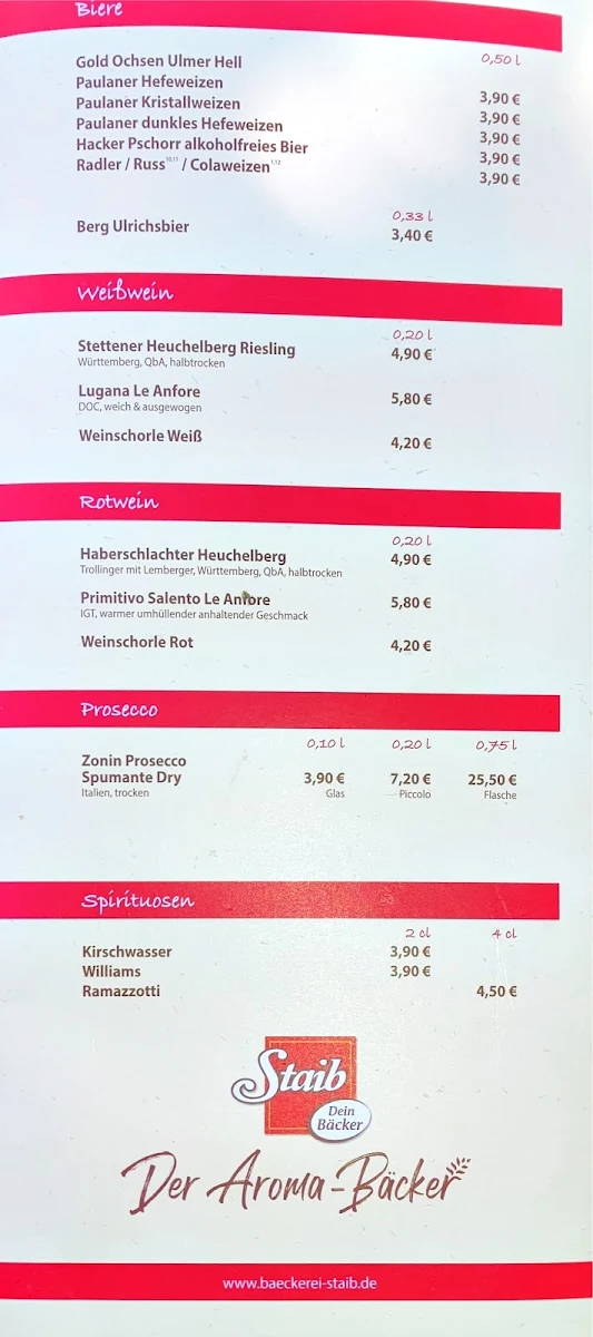 Speisekarte photo 2